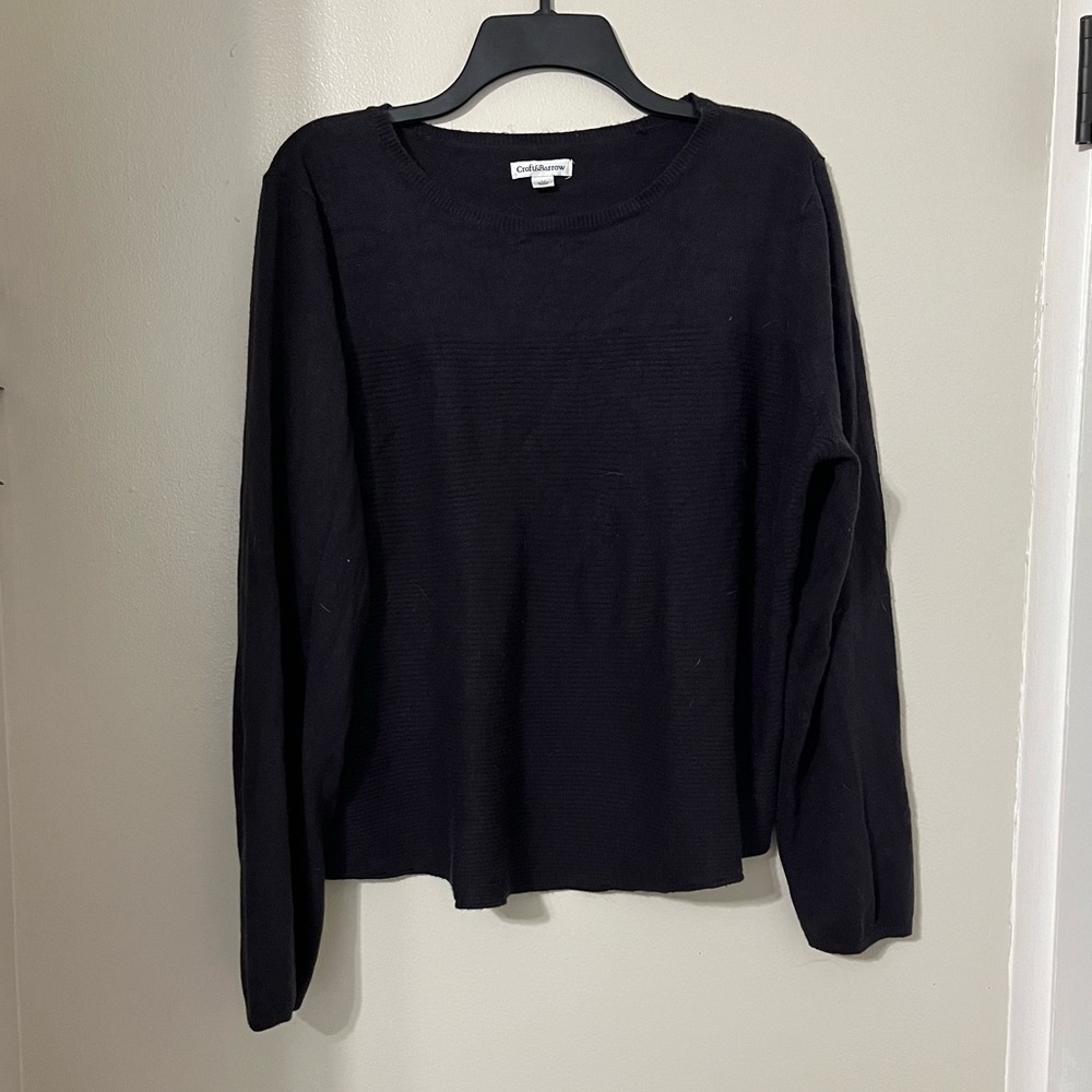 🌻 Craft & Barrow | Dark Purple Plum Sweater